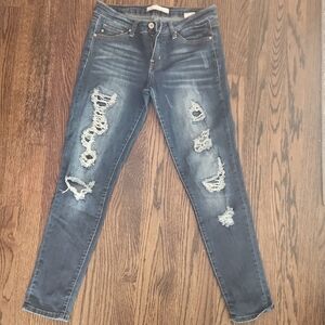 Kancan Distressed Blue Women's Jeans